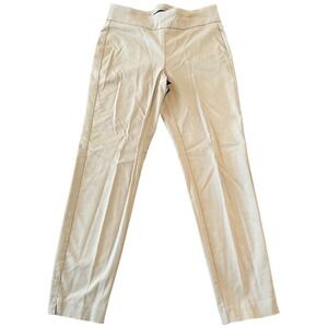 Herve Benard Women's Tan Straight Leg Dress Pants Size 4